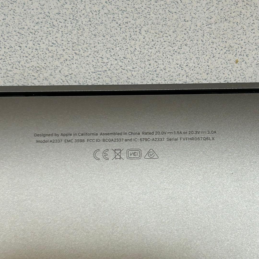 MacBook本体 macbook air m1 2020 16gb 512 apple A2337