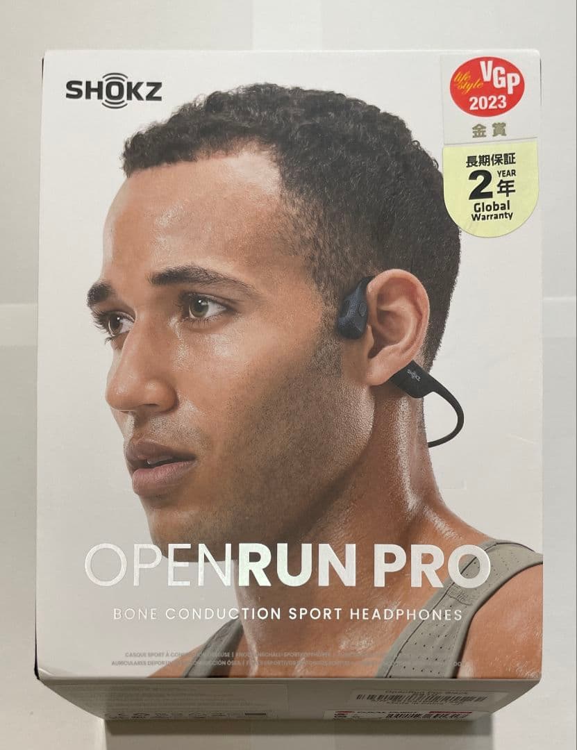 SHOKZ OpenRun Pro 骨伝導イヤホン ブラック