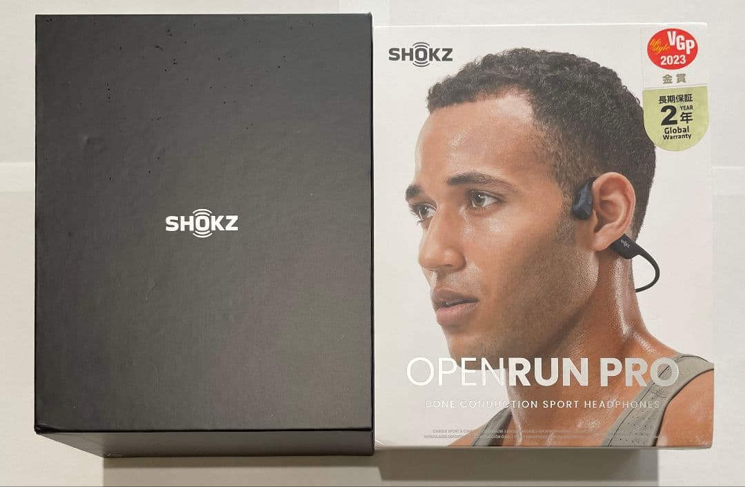 SHOKZ OpenRun Pro 骨伝導イヤホン ブラック