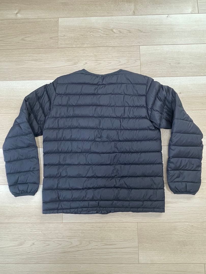 DANTON ダントン インナーダウン クルーネックジャケット 36 ブラック