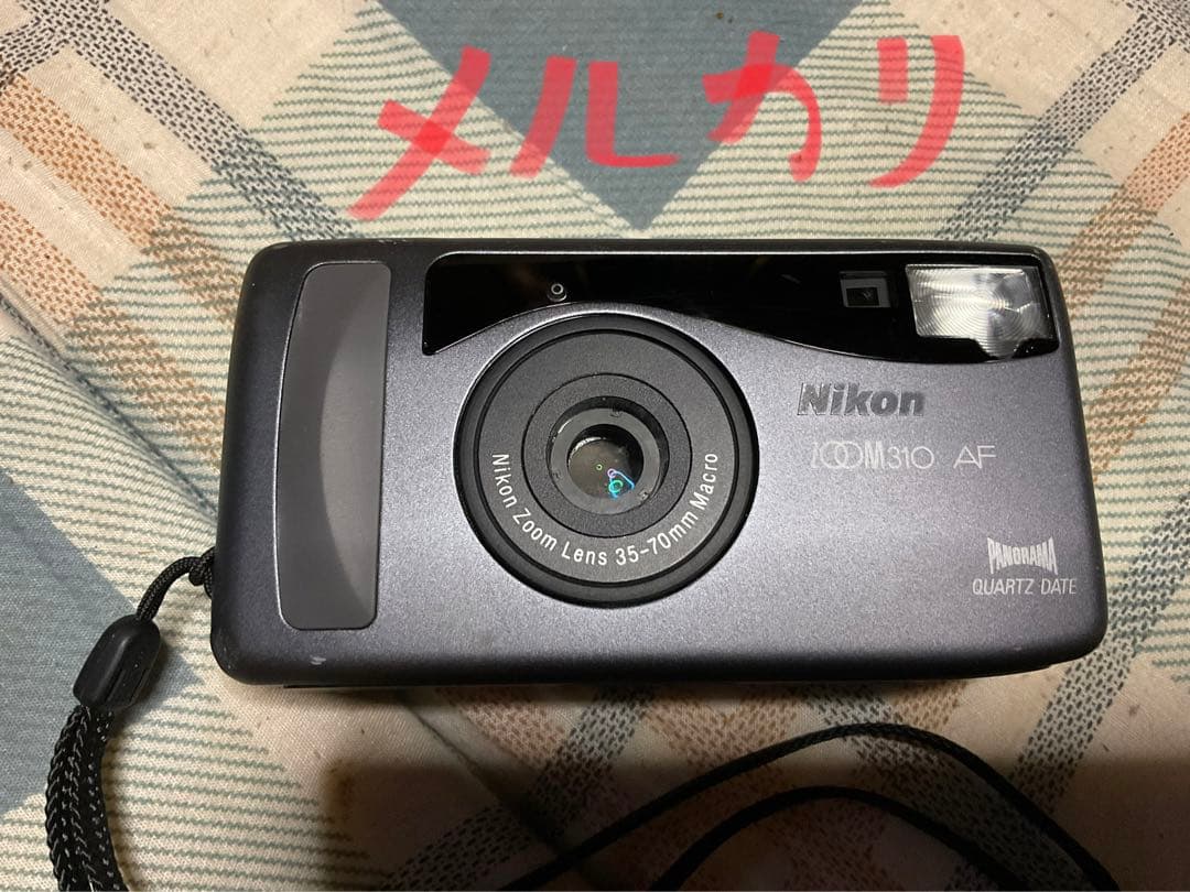 Nikon／ZOOM310 AF。電池／CR123A。【カバー付き　中古品】。