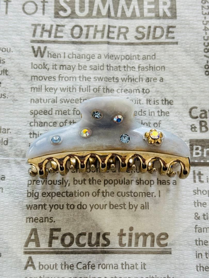 accaスカイブルーヘアクリップ