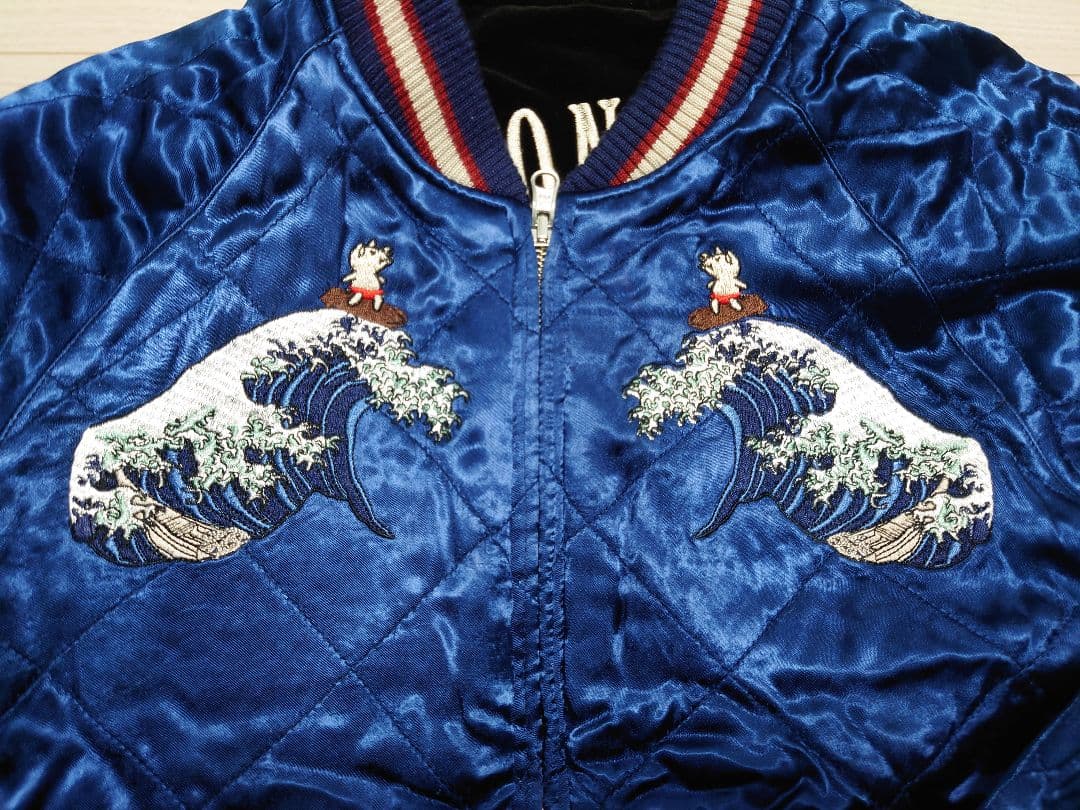 STUDIO D'ARTISAN　日本橋　波乗り　 別珍スカジャン　36