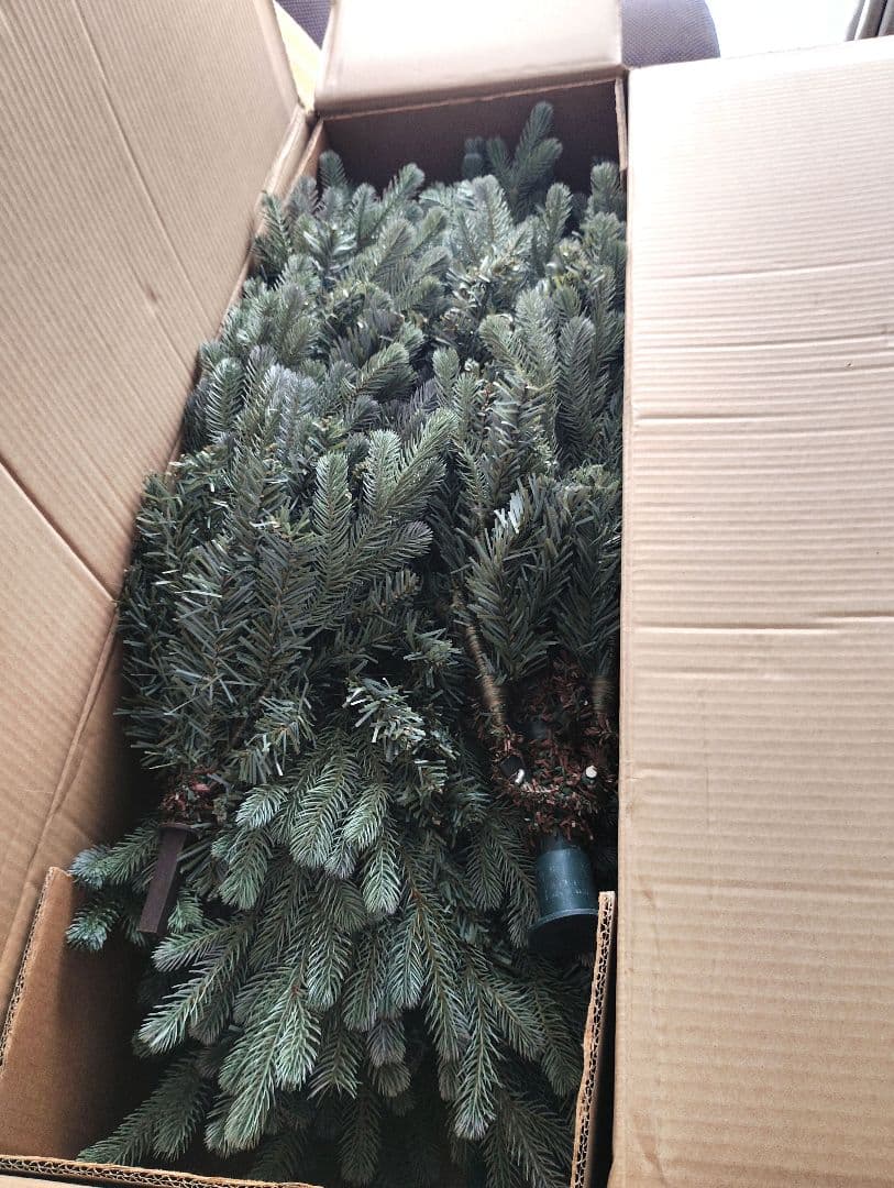 東京堂　組み立て式　クリスマスツリー 緑色　造花