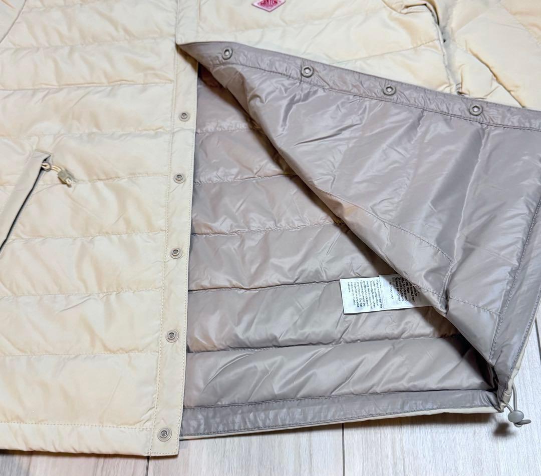 未使用　ダントン インナーダウン ジャケット オイスターホワイト M