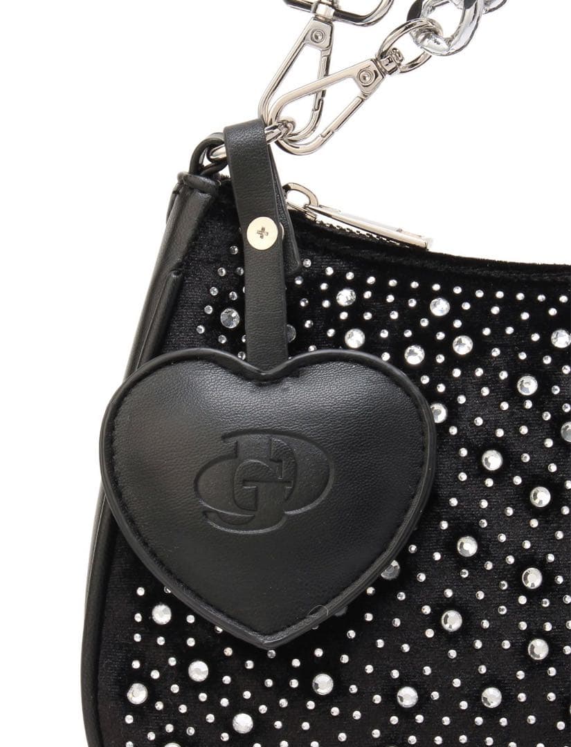 GYDA GD ラインストーン BAG 黒 ブラック キラキラ