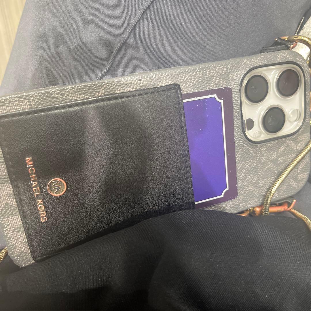MICHAEL KORS iPhoneケース カードポケット付き