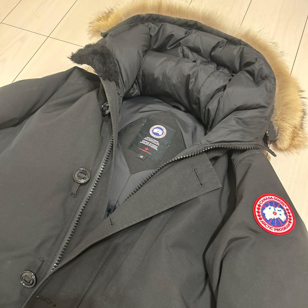   ブラック ダウンジャケット Lサイズ