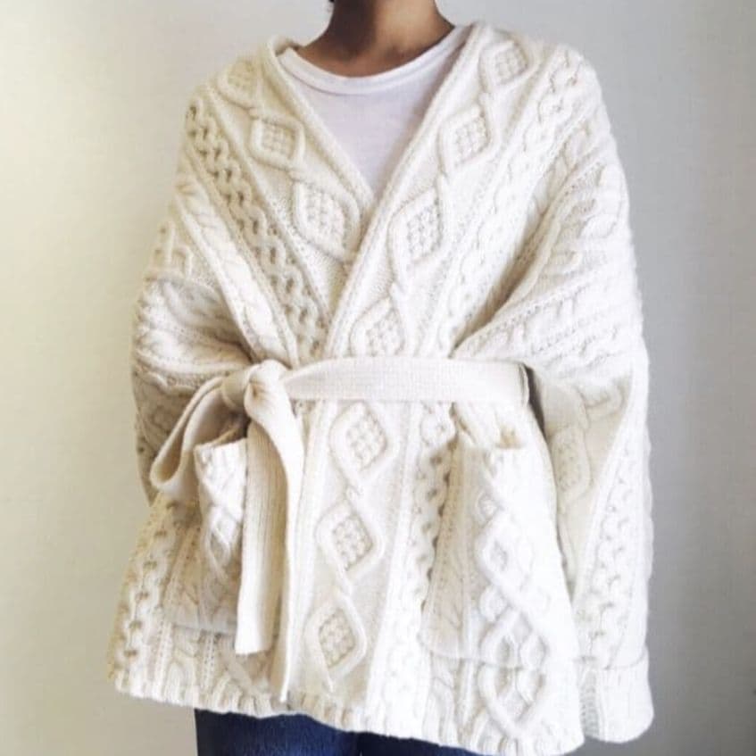 SHINZONE ケーブルニット カーディガン プルオーバー