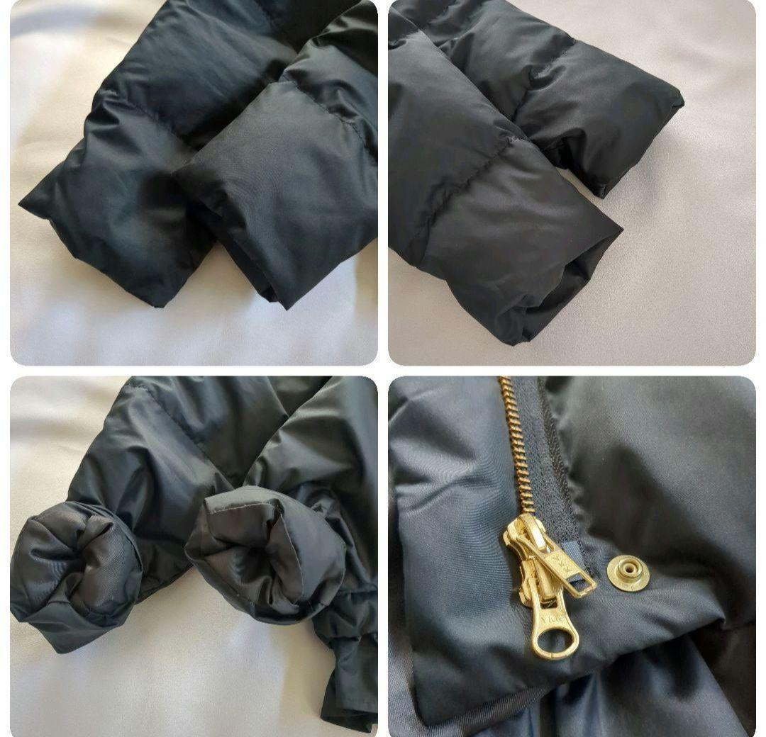 極美品 trois バックギャザー ペプラムダウンジャケット ゴールド金具