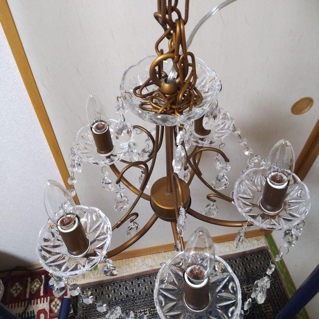 東京インテリア アンティーク風シャンデリア 5灯