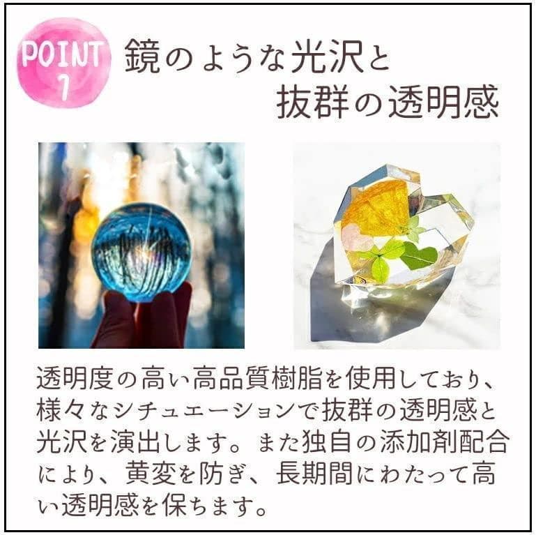 しらたま★レジン液★大容量★セット★AB液エポキシ樹脂★1000g★詰替用