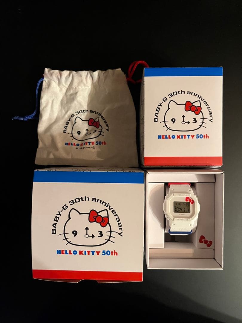 【未使用品】Baby G 30th ハローキティ50th 限定Baby G