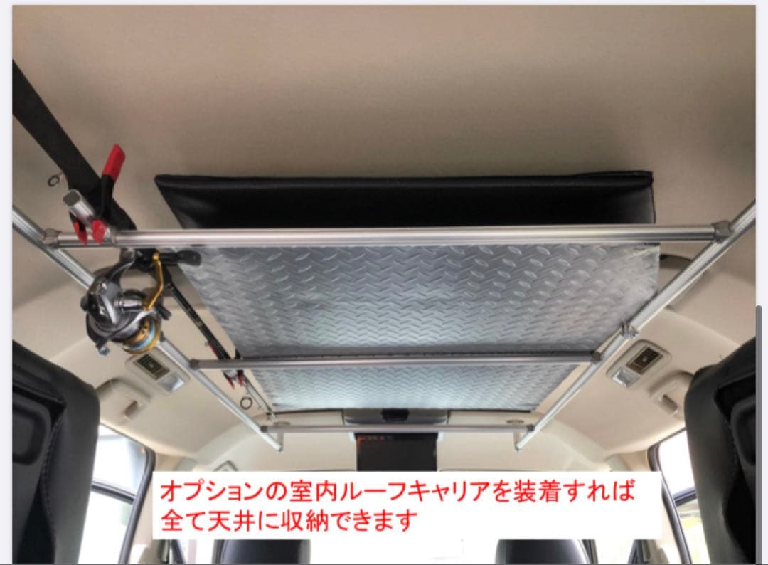 デリカ D5 ダブルベッドキットTYPE1フル追加パーツ　フレームのみ