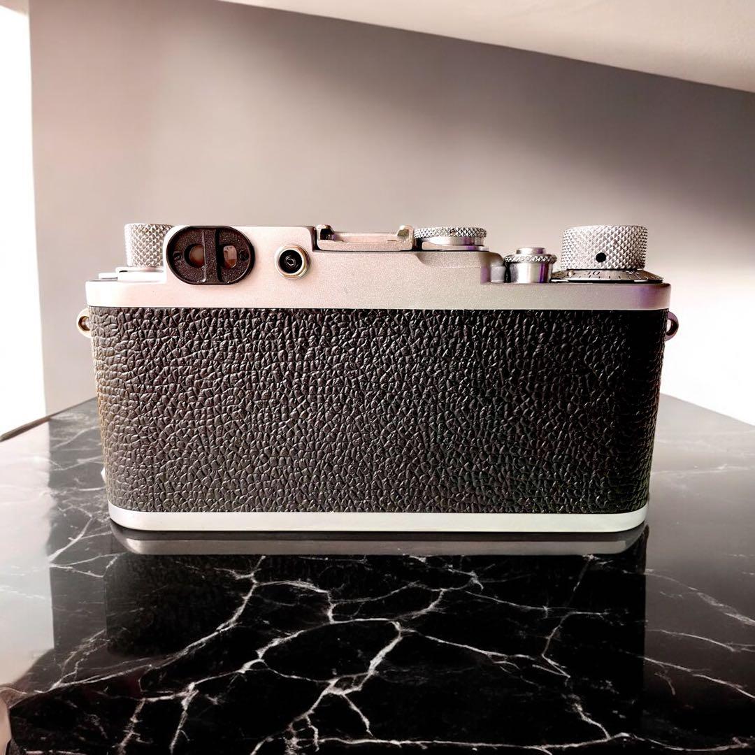 【OH済】Leica IIIf バルナックライカ セルフ付＋純正革ケース付