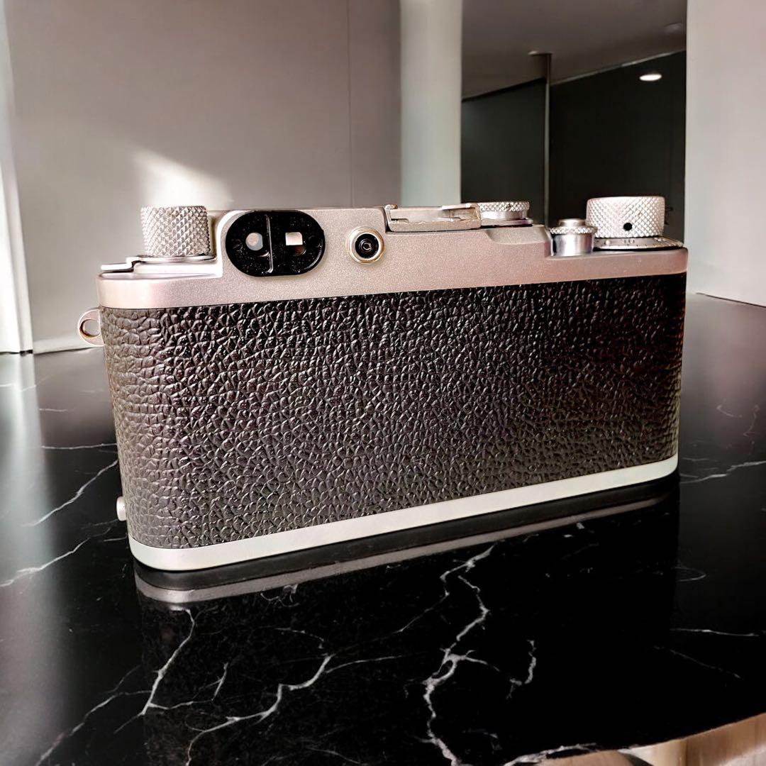 【OH済】Leica IIIf バルナックライカ セルフ付＋純正革ケース付