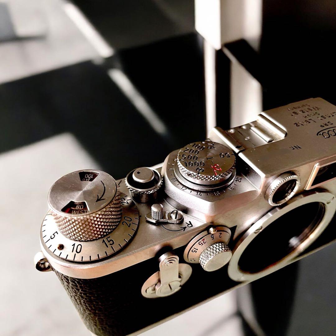 【OH済】Leica IIIf バルナックライカ セルフ付＋純正革ケース付