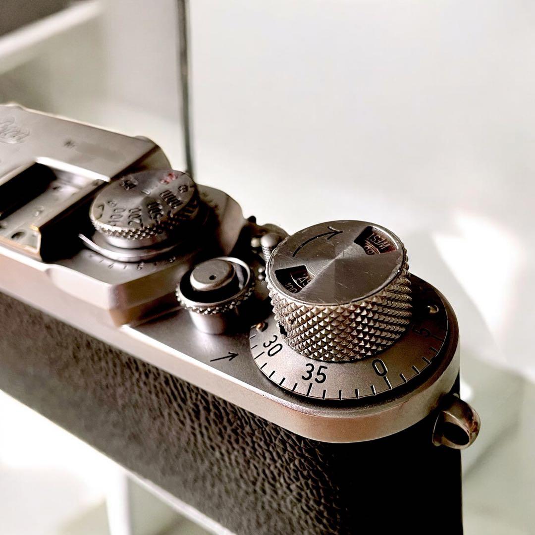 【OH済】Leica IIIf バルナックライカ セルフ付＋純正革ケース付