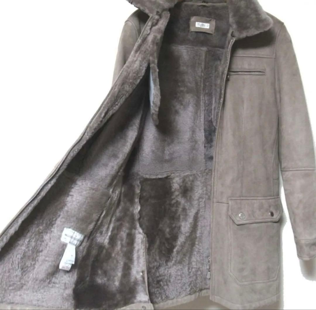 【美品】ブルネロクチネリ　ムートン　ロングコート