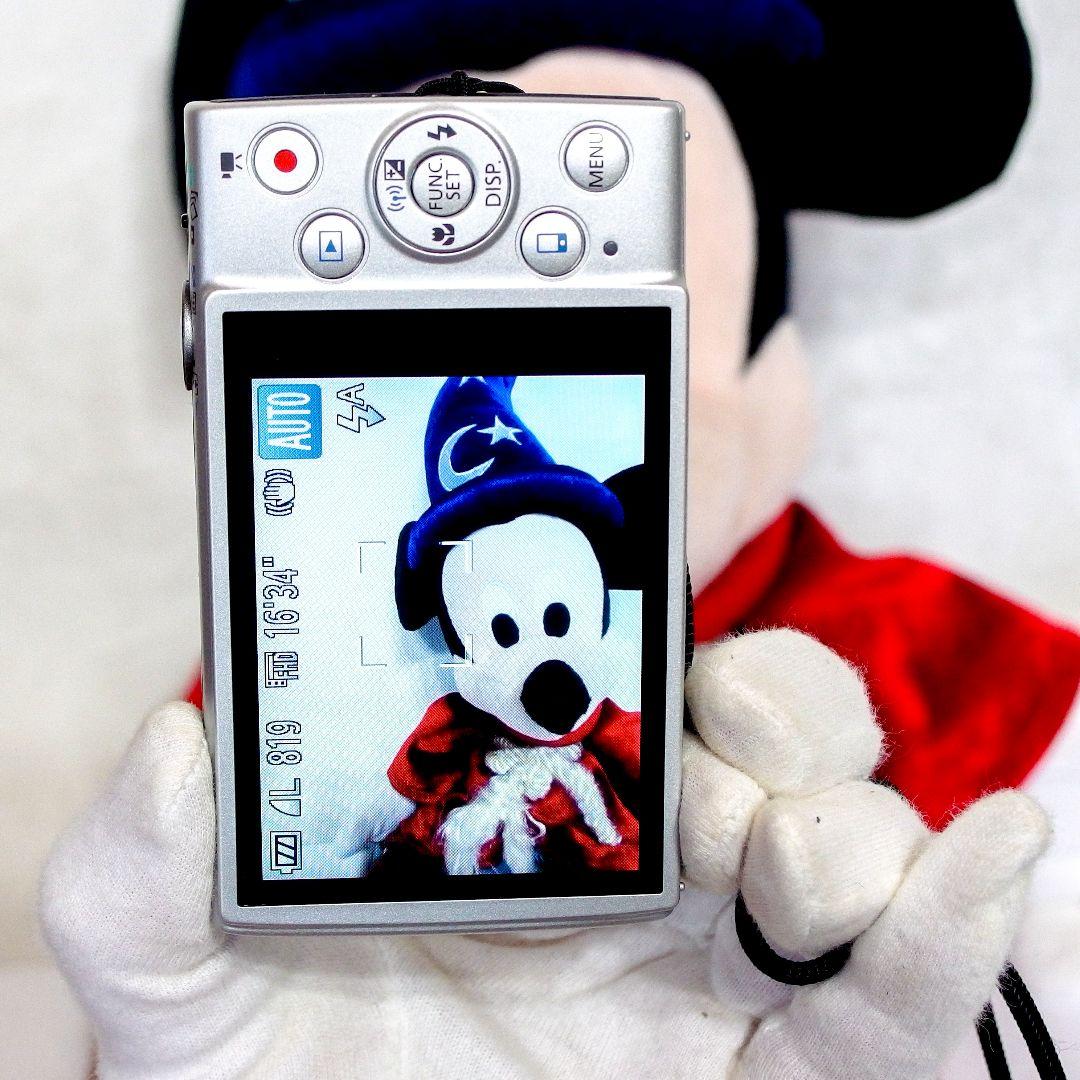 完動 美品 Canon IXY 630 シルバー ストラップ カメラケース付