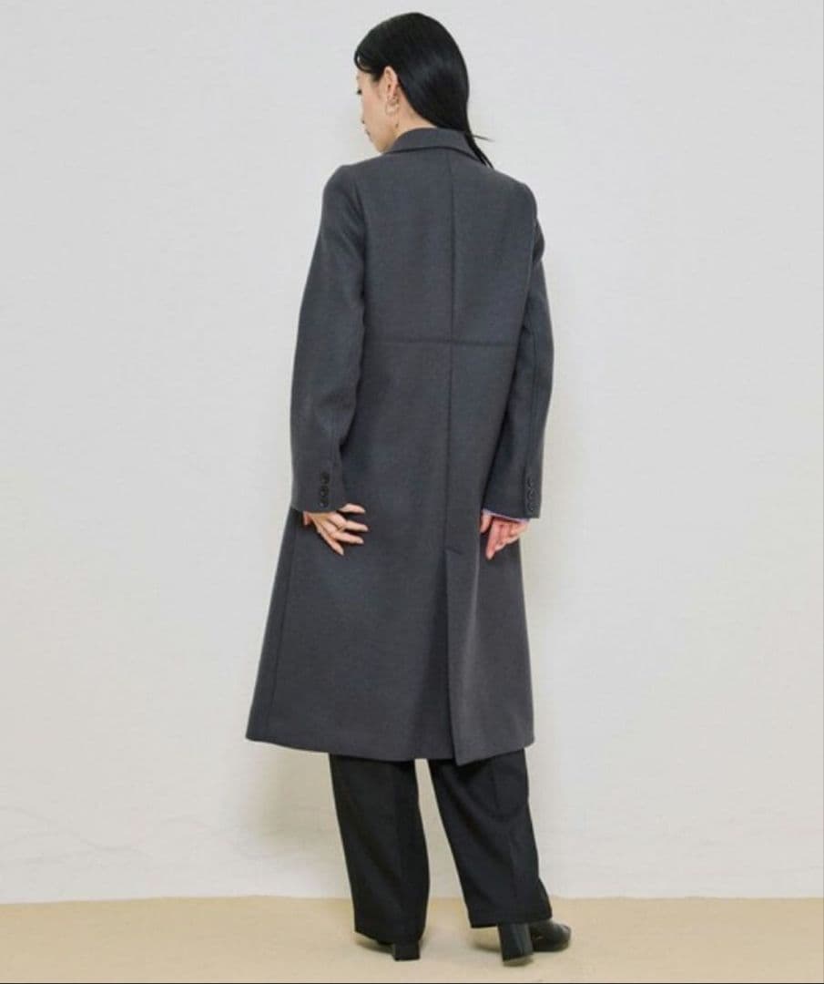 UNITED TOKYO ターコイズブルー チェスターコート サイズ1