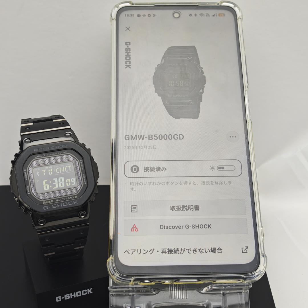【美品】カシオ G-SHOCK　GMW-B5000GD-1JF