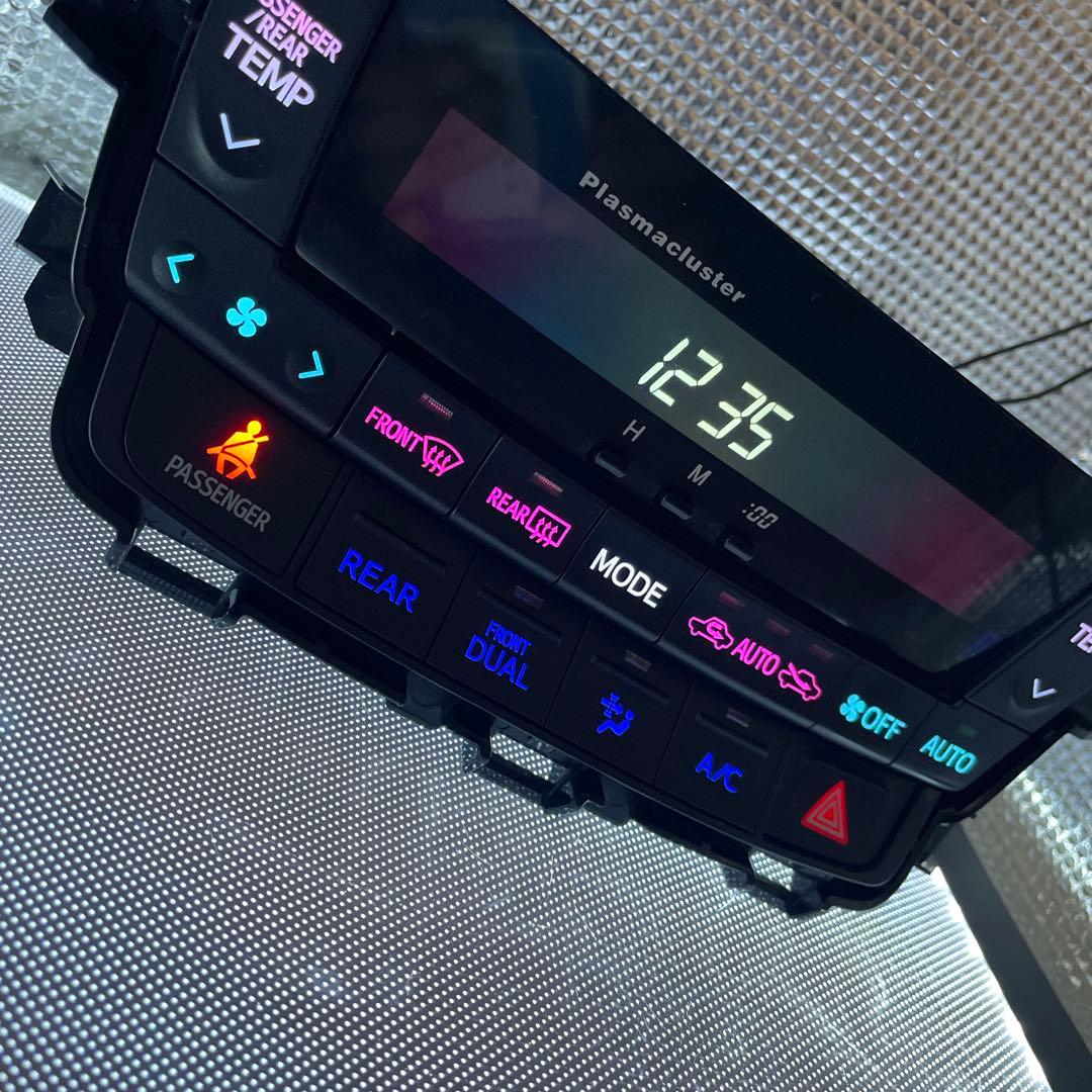 前期用　20系 アルファード、ヴェルファイア エアコンパネル LED交換完成品