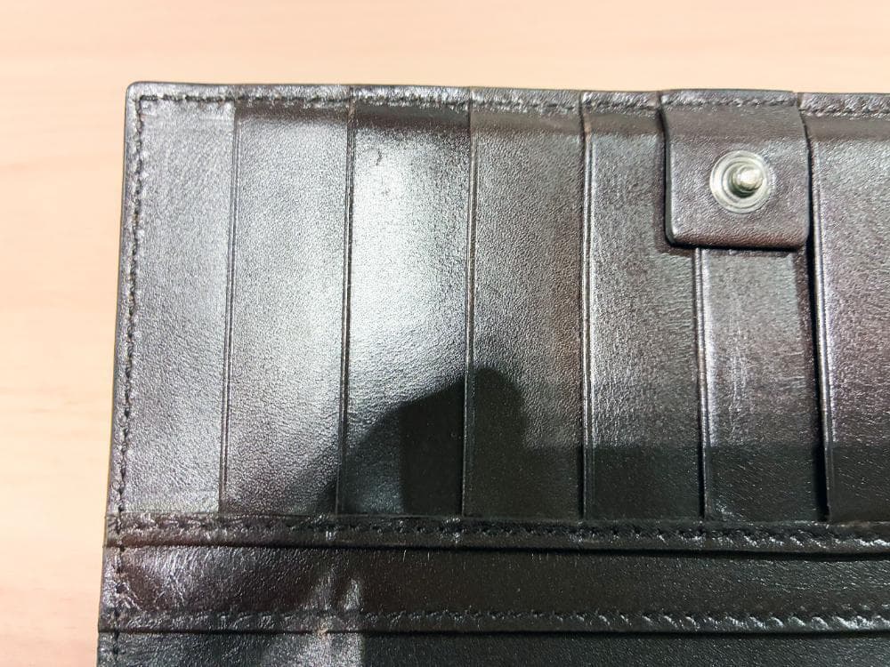 ★美品 中古★GUCCI グッチシマ レザー GG 長財布【長財布】FQDL