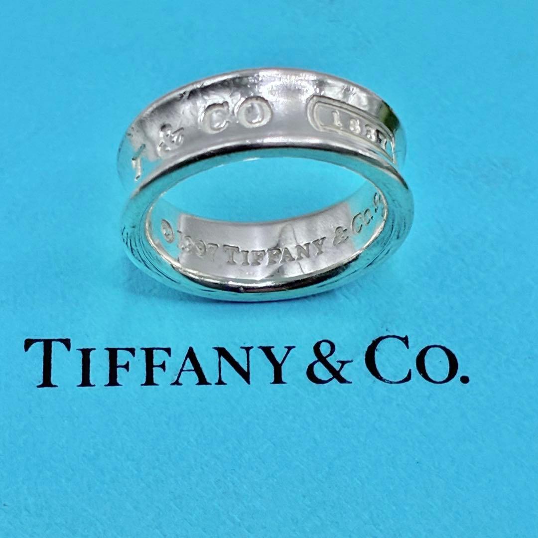 【美品】ティファニー　13号　1837　ナロー　リング　シルバー925　人気