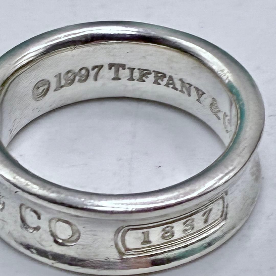 【美品】ティファニー　13号　1837　ナロー　リング　シルバー925　人気