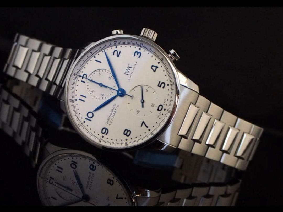 IWCポルトギーゼクロノグラフ用　純正ブレス　ステンレススチール 金属ベルト