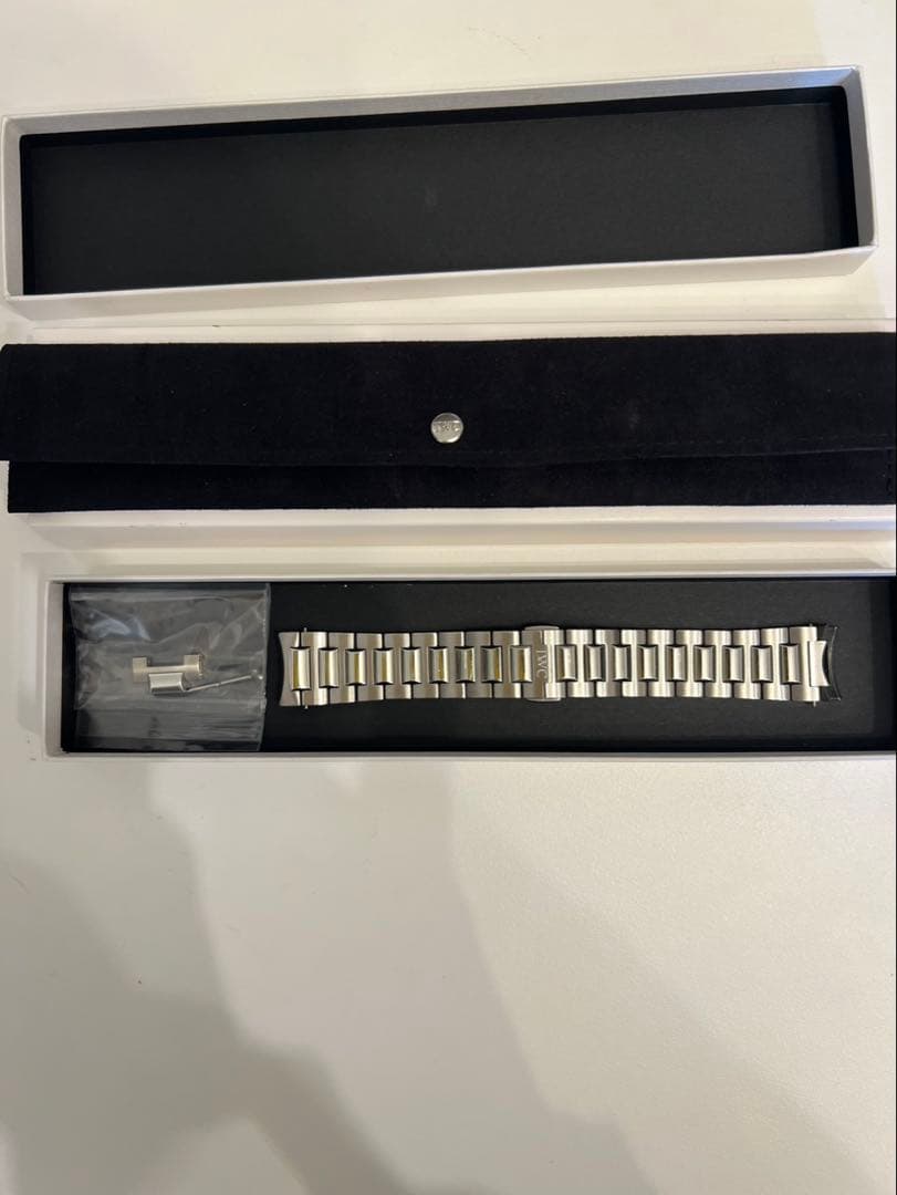 IWCポルトギーゼクロノグラフ用　純正ブレス　ステンレススチール 金属ベルト