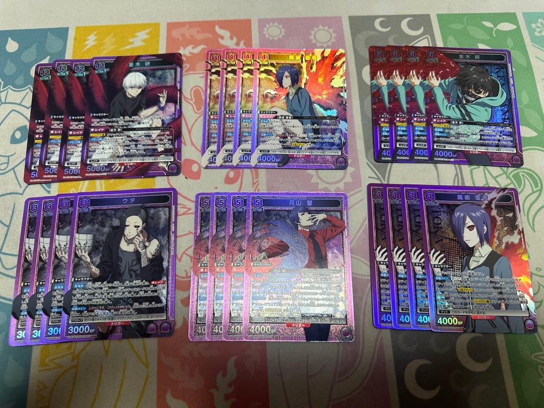 ユニオンアリーナ　東京喰種　ＢＴ　ＳＴ　紫ＳＲ以下4コン