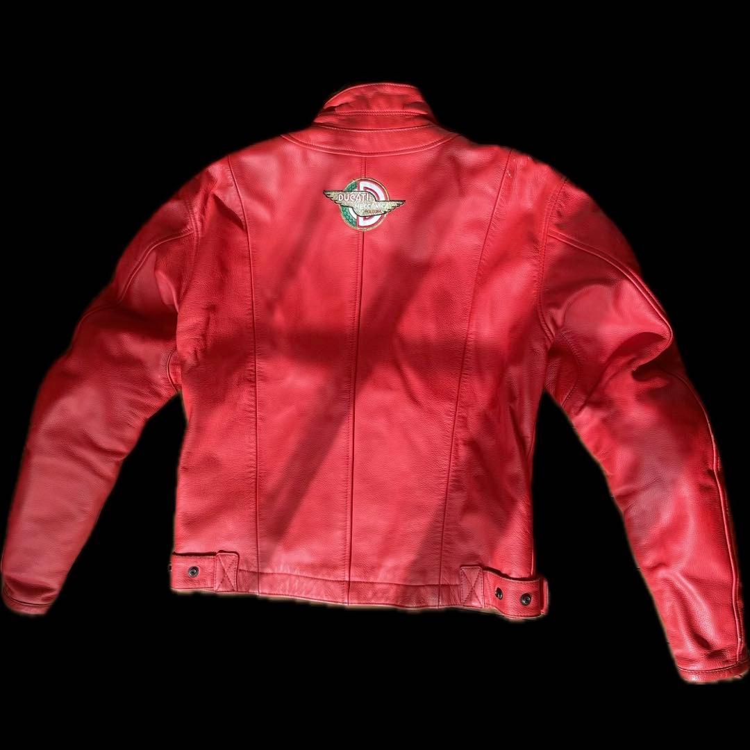 DUCATI レザージャケット レッド　本革