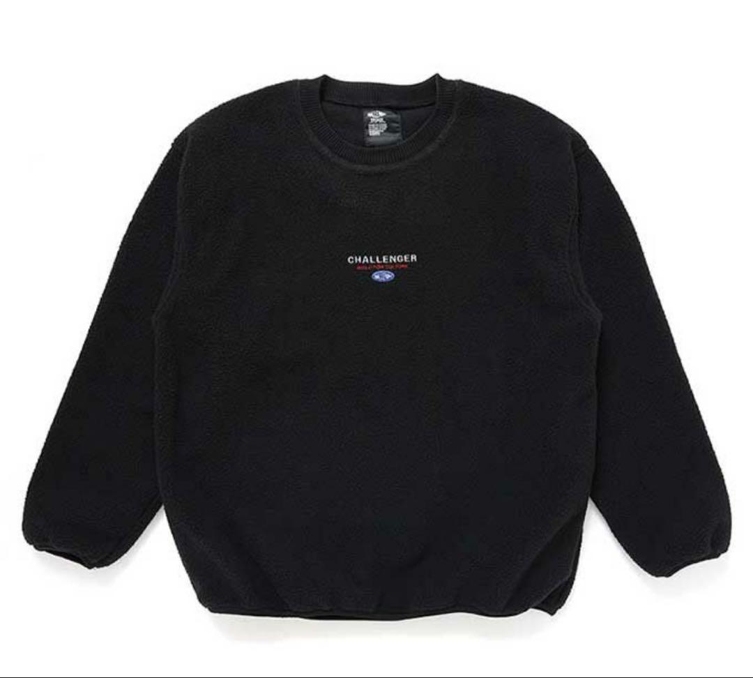 challengerチャレンジャー　フリース　ブラックXL