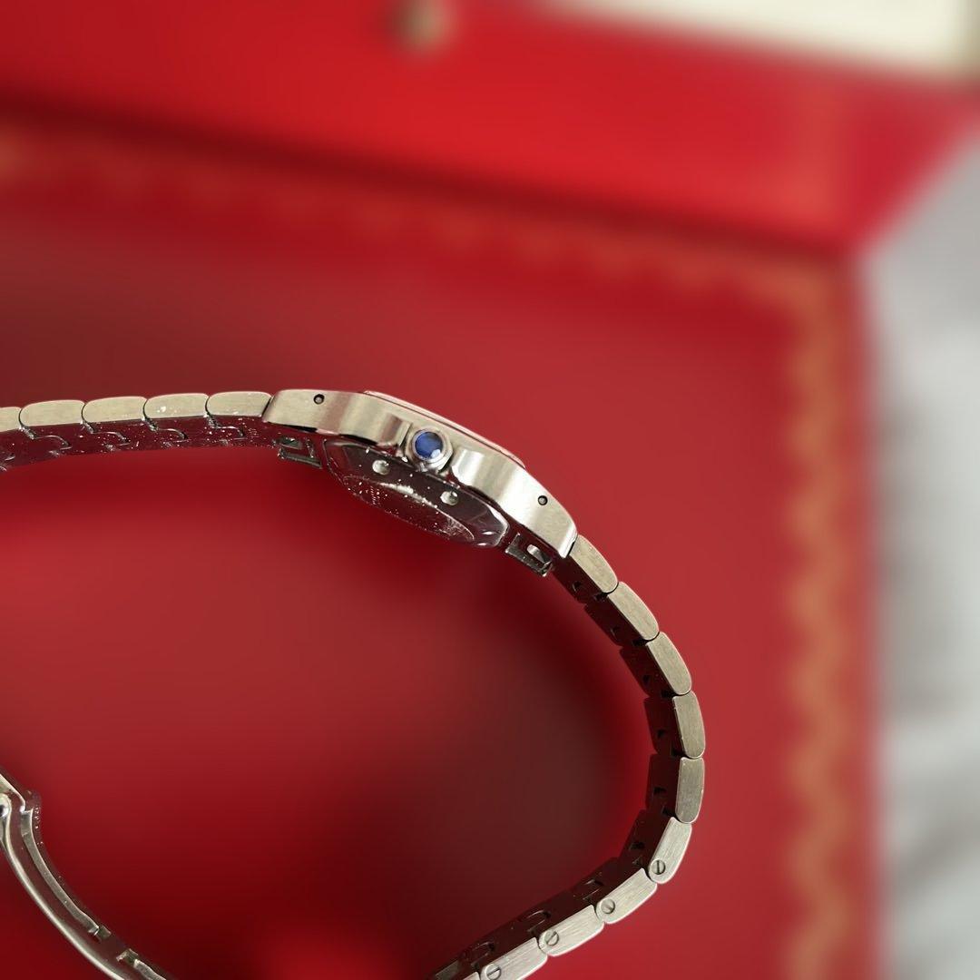 CartierサントスガルベSM20周年限定モデル　自動巻き式腕時計【美品】