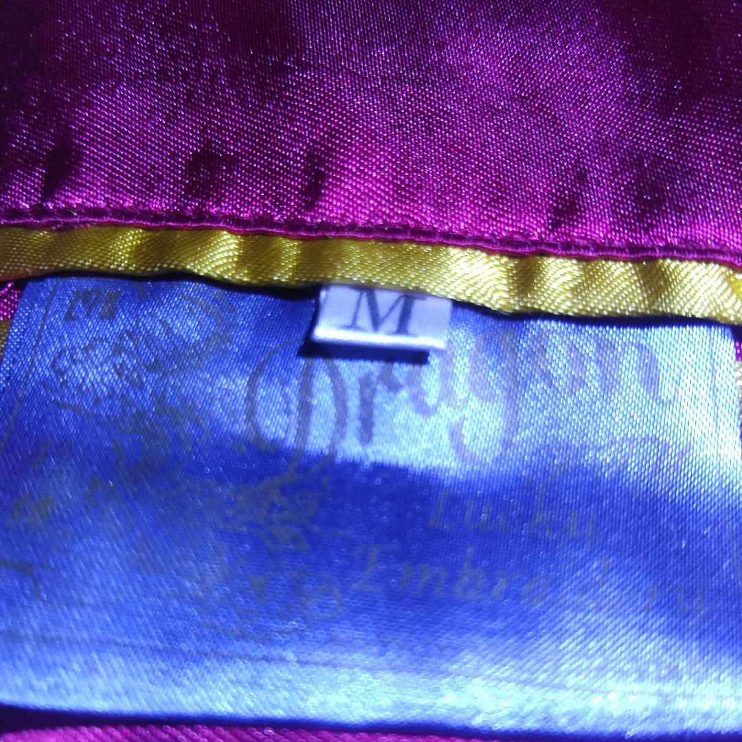 ピンクドラゴン 、スカジャン トラと龍の刺繍