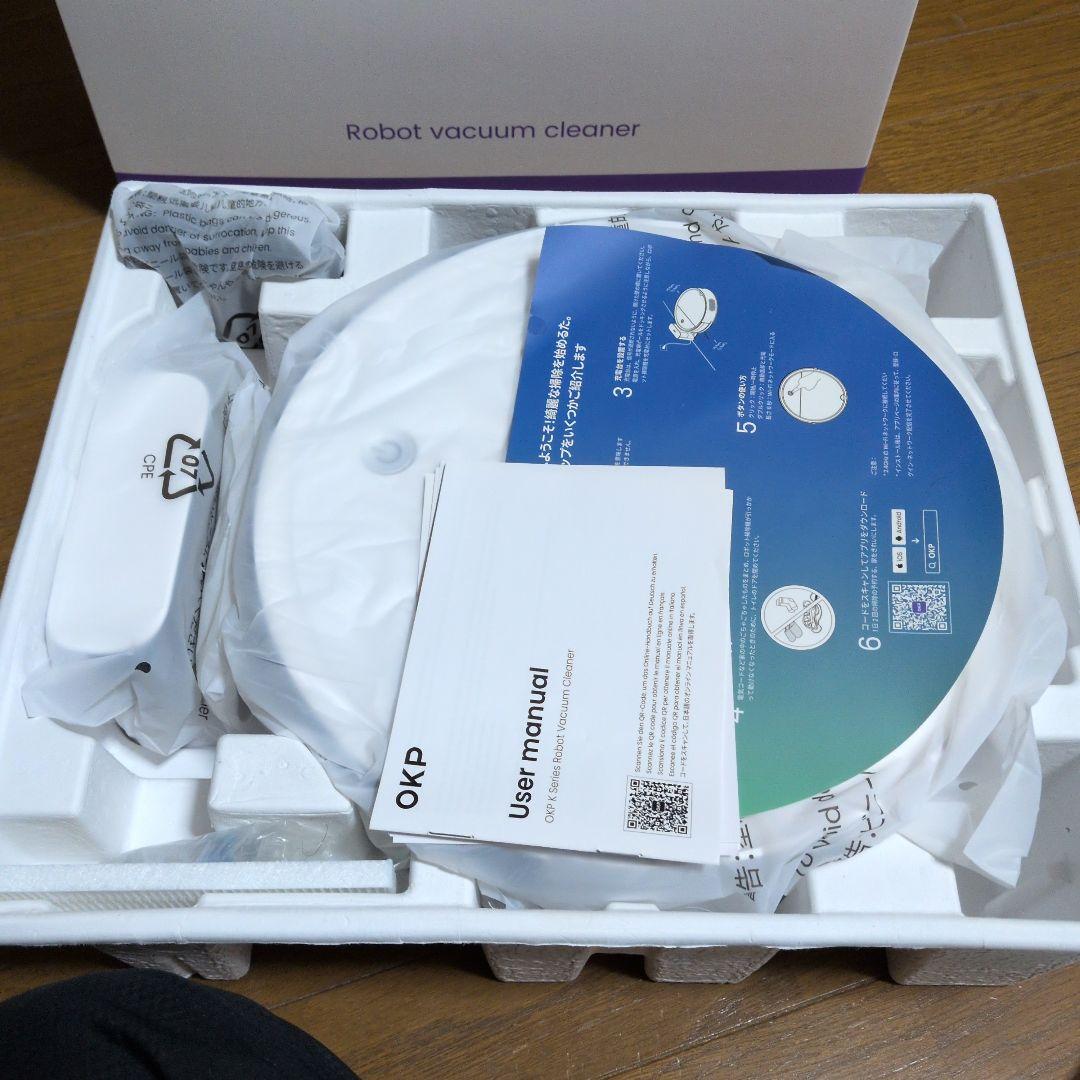 OKP K5 ロボット掃除機 本体 ホワイト