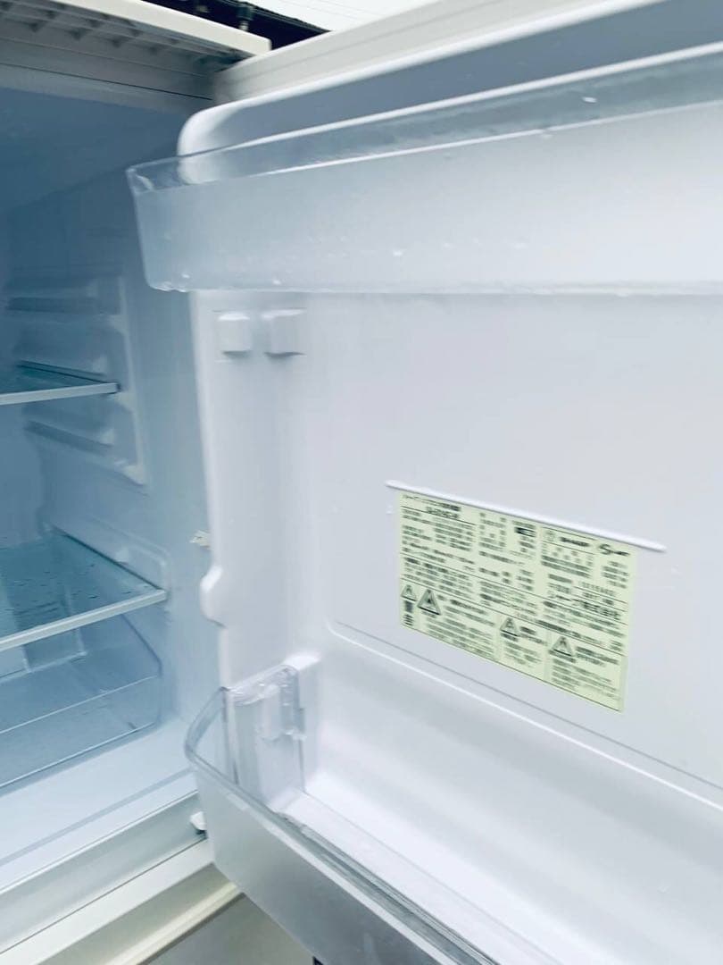 ‼️送料設置料無料‼️EJ533番✨SHARP✨冷凍冷蔵庫 ✨SJ-D14C-W