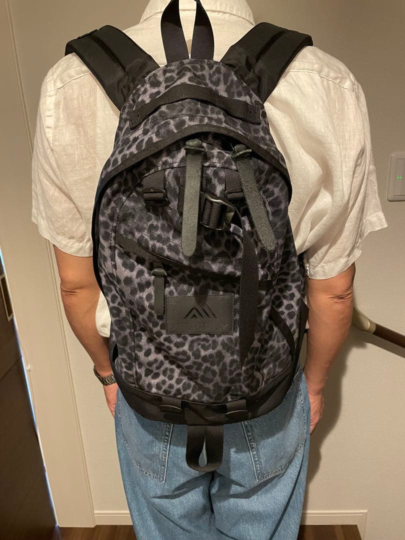 GREGORY ヒョウ柄リュック　FAIN DAY