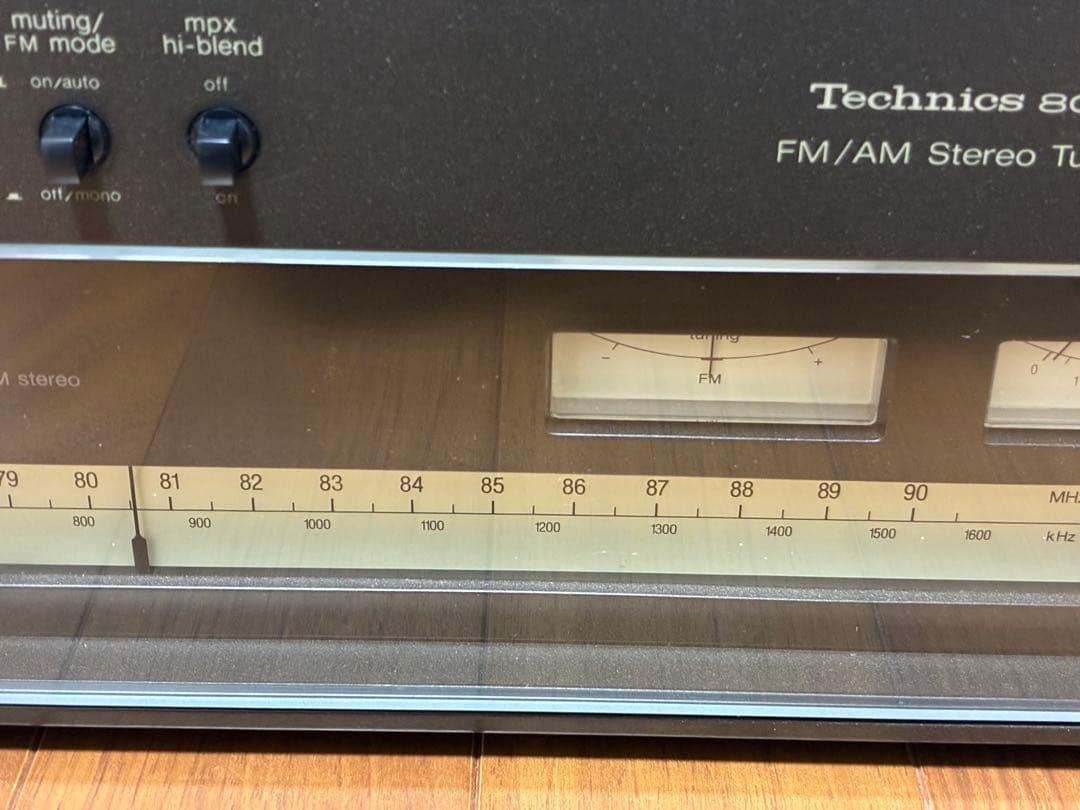 『美品』松下電器産業　TECHNICS ST-8080 FM/AMチューナー