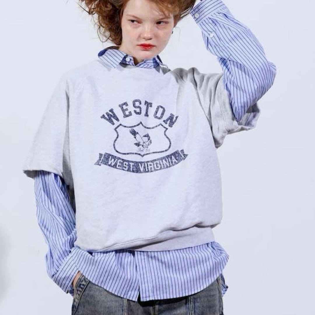 journal standard luxe MARCH SH ストライプ シャツ