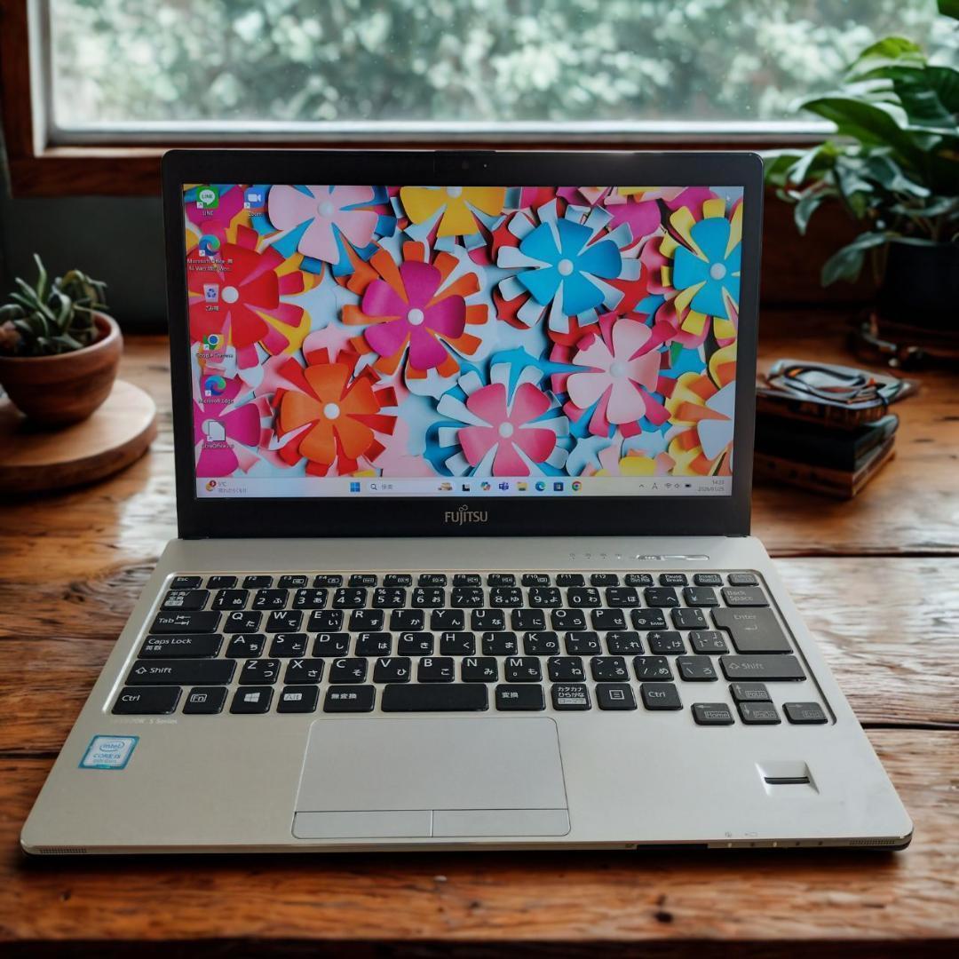 富士通 LIFEBOOK 第8世代i5 8G Win11 SSD256G カメラ