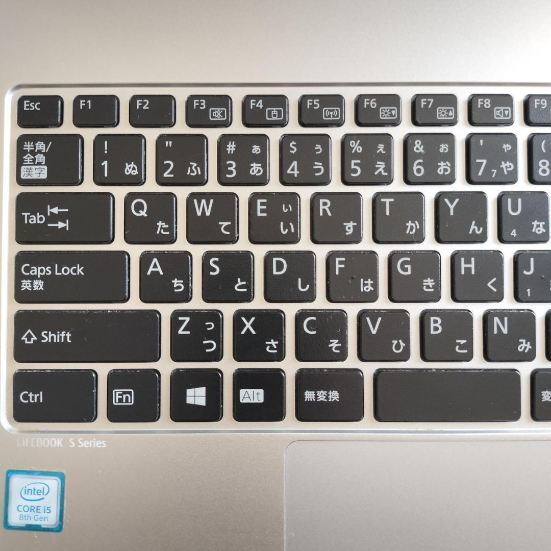 富士通 LIFEBOOK 第8世代i5 8G Win11 SSD256G カメラ