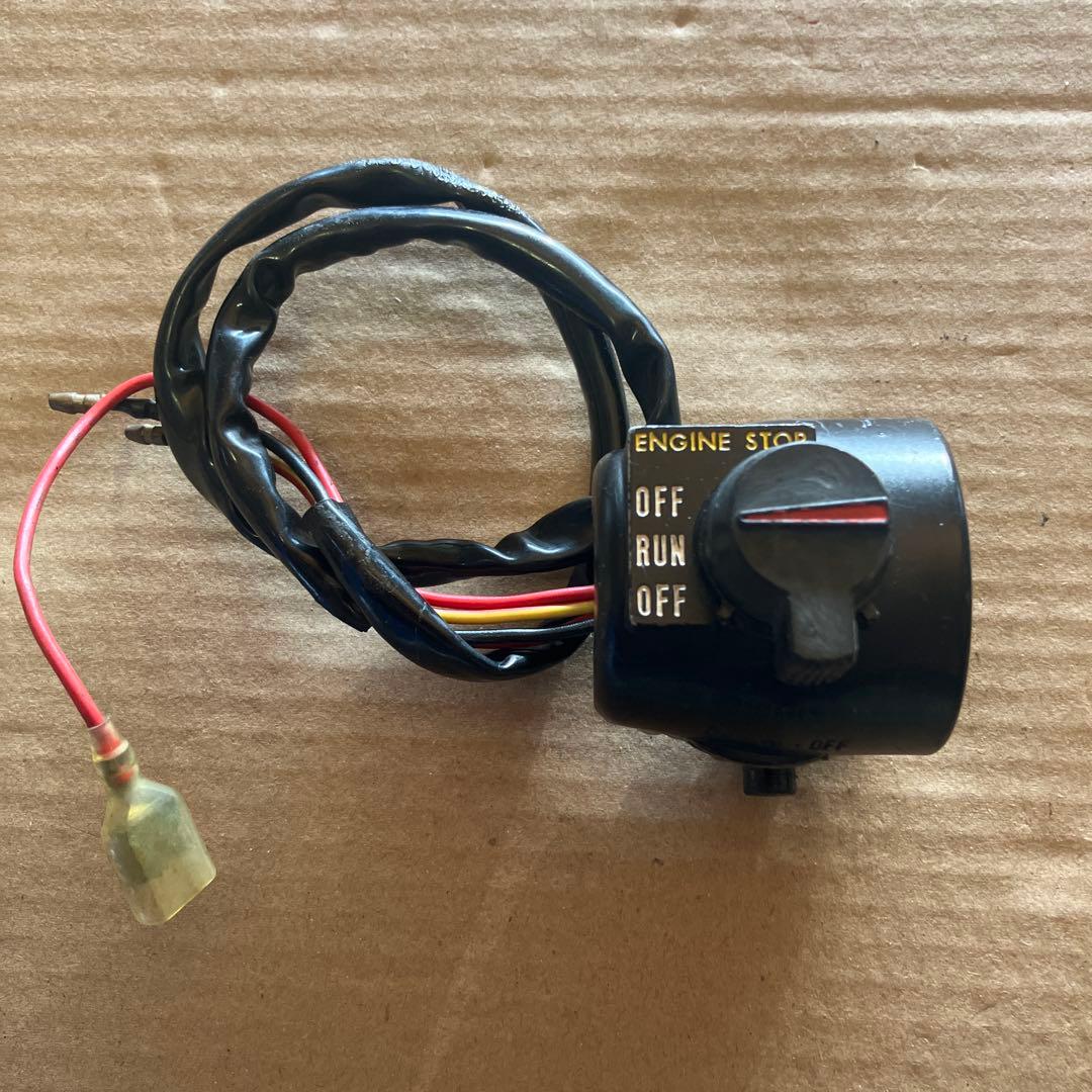 カワサキKZ1000MK2 ハンドルディマースイッチ右側(セルモーター)純正②