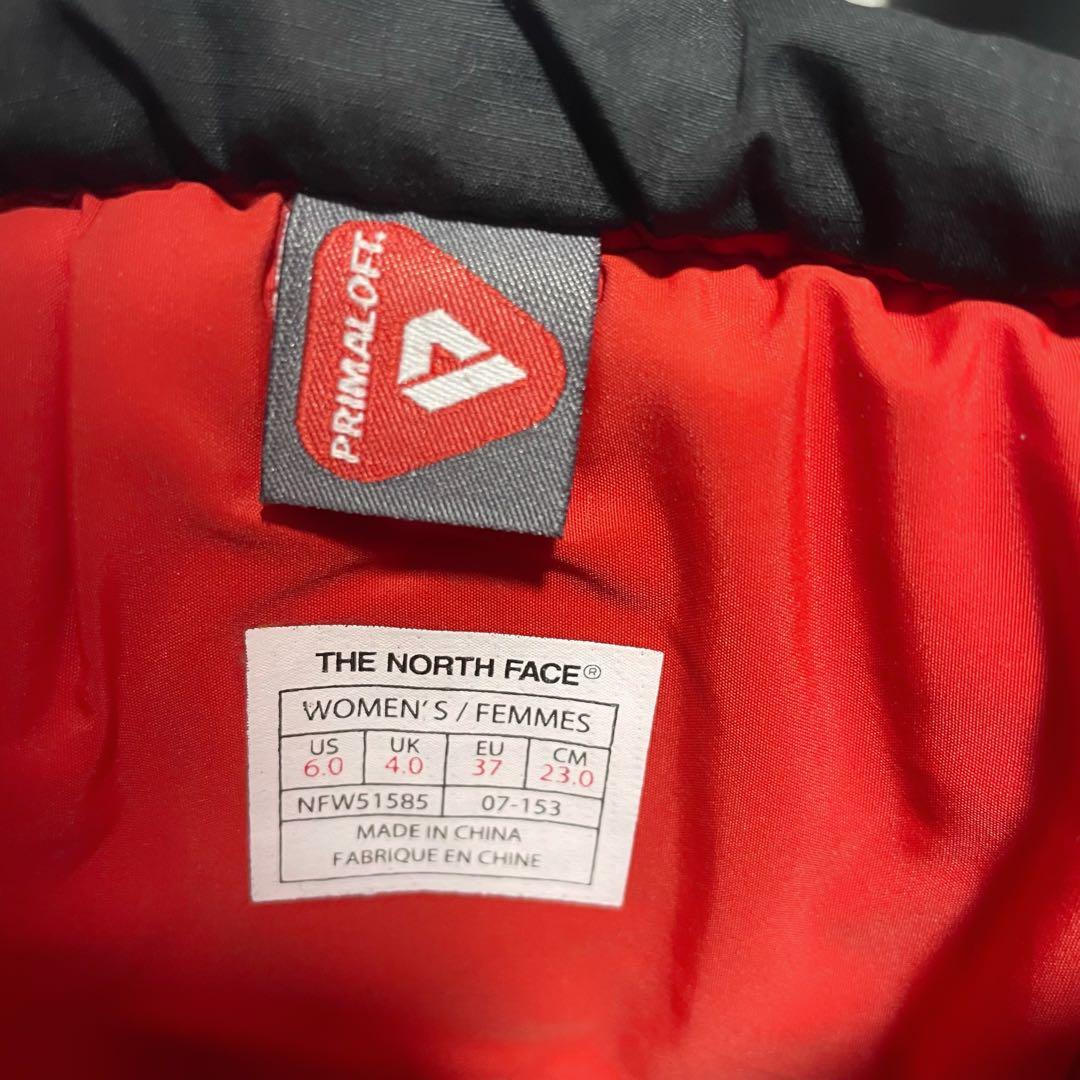 良品　ノースフェイス ヌプシ　ブーティ 23cm レディース 黒 プリマロフト