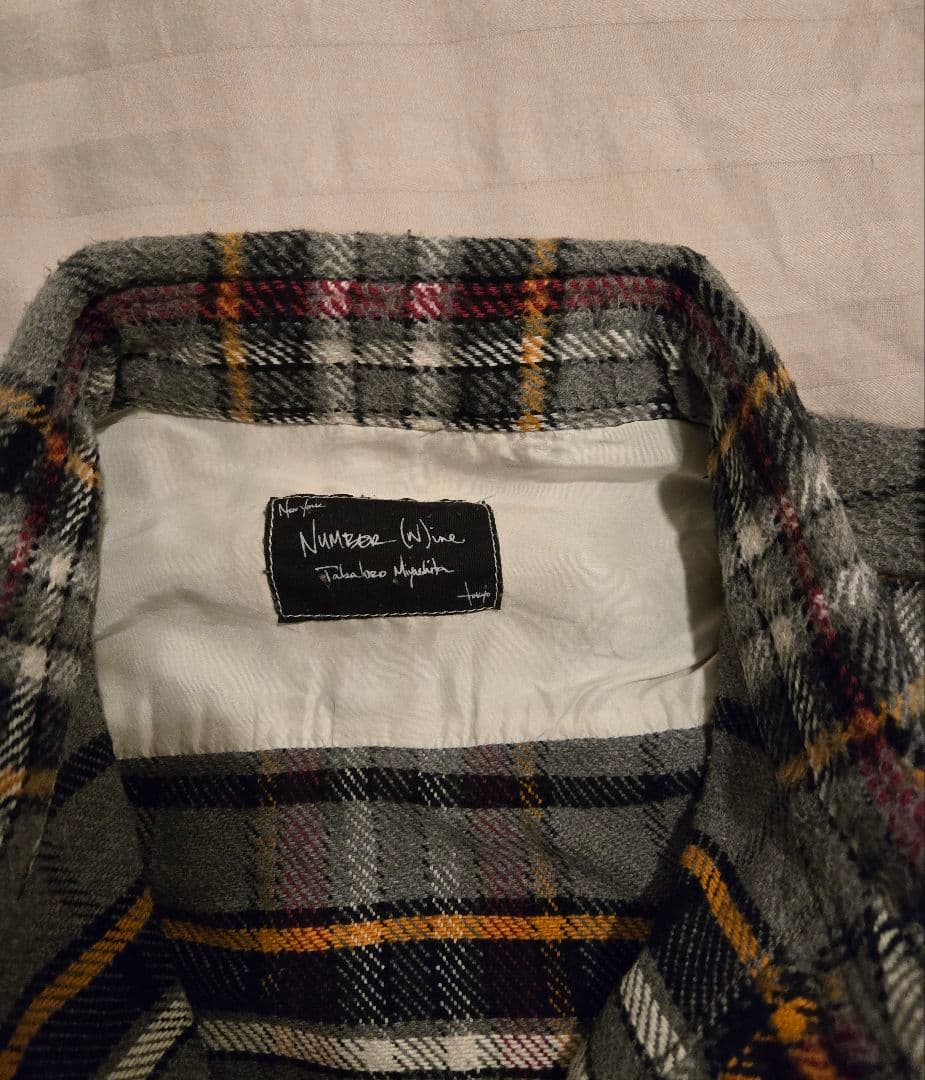 ナンバーナイン⭐ハイスト期ネルシャツ⭐s2⭐宮下期ソロイストジャケット