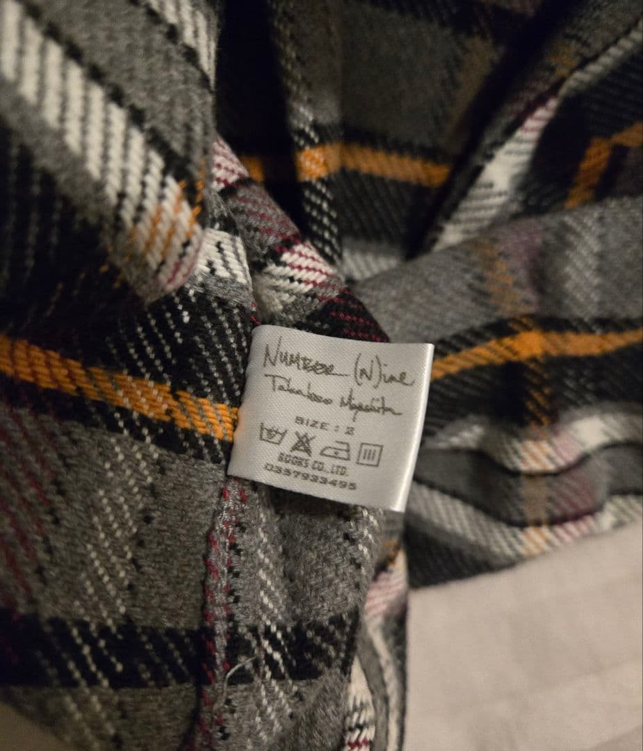 ナンバーナイン⭐ハイスト期ネルシャツ⭐s2⭐宮下期ソロイストジャケット