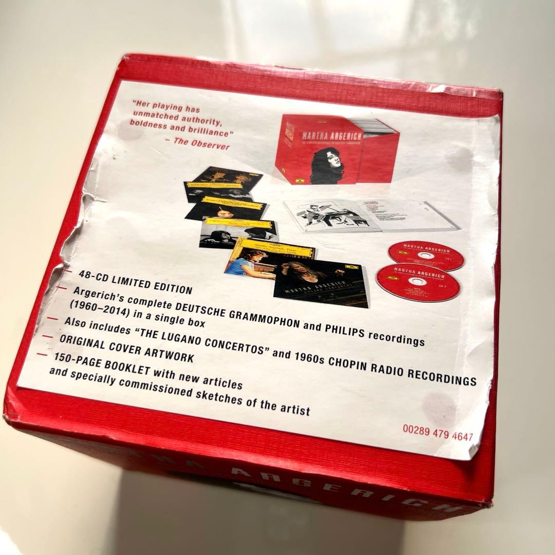 廃盤 マルタ・アルゲリッチ/ドイツ・グラモフォン録音全集 48CD