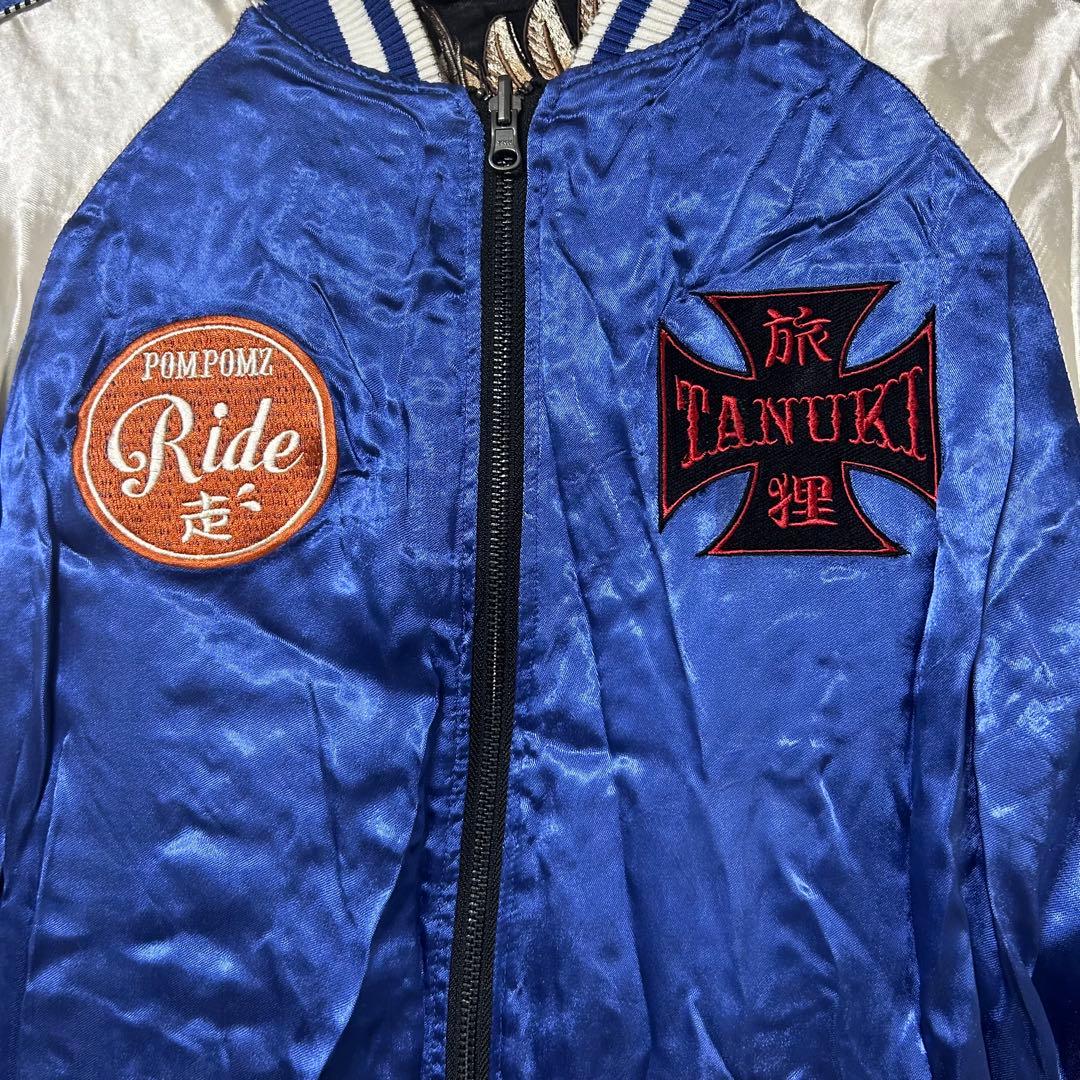 絡繰魂粋　POMS BROTHERS スカジャン　鳳凰　黒